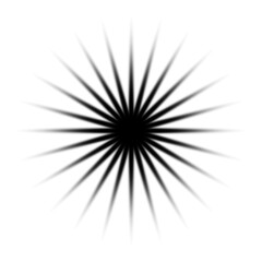 Obraz premium Starburst shadow light effect isolated on white background