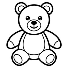 Fototapeta premium teddy bear vector illustration
