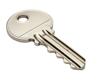 Metal Key: Close-up, Detailed View, Security Access