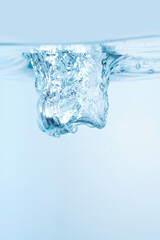 Water liquid  sea  Water drops buble  Water surface   natural Transparent environment
水　海　夏　波紋　水面
