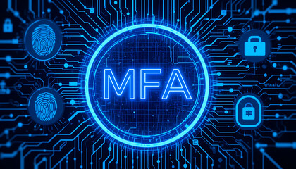 Multi-Factor Authentication (MFA) Technology for Enhanced Cybersecurity, Strong User Identity Verification, Encrypted Access Control, and Secure Digital Authentication Across Applications, Devices