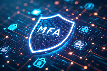Multi-Factor Authentication (MFA) Technology for Enhanced Cybersecurity, Strong User Identity Verification, Encrypted Access Control, and Secure Digital Authentication Across Applications, Devices