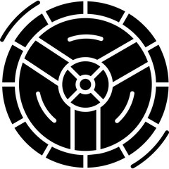 Obraz premium Steering Wheel Icon