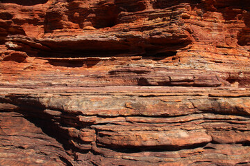 cliff at the kalbarri national park in western australia 