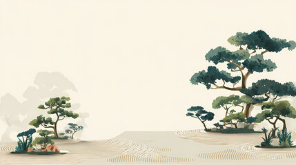 A minimalist presentation slide design with subtle geometric accents and ample white space for modern business concepts and corporate branding