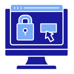 Secure Access  Icon Set Multiple Style Collection