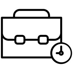 Work Experience Outline Icon
