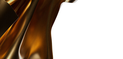 Luxurious gold fabric texture, abstract background. Perfect for elegant designs.