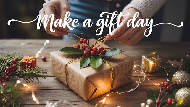 Celebrate Make a Gift Day with personal touch ideas, creative DIY crafts, handmade presents, and thoughtful gifting inspirations to spread joy and love this season.