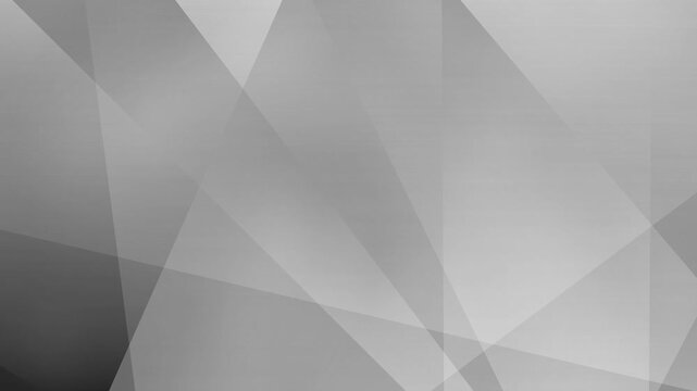 Loopable gray geometric abstract with rotating overlapping shapes and subtle gradient transitions, premium corporate background, elegant minimalist design