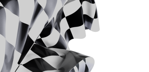 Dramatic checkered flag, perfect for sports, victory, finish line concepts. High-resolution image.