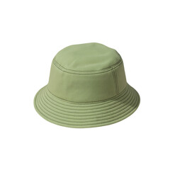  Green Bucket Hat with Summer Beach Accessories