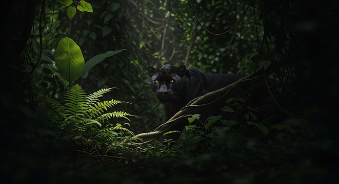Black Panther Jungle Look. - Powered by Adobe