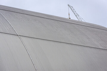 New Safe Confinement structure for destroyed reactor of Chernobyl Nuclear Power Plant, Ukraine