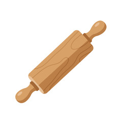 Flat Design Rolling Pin Icon