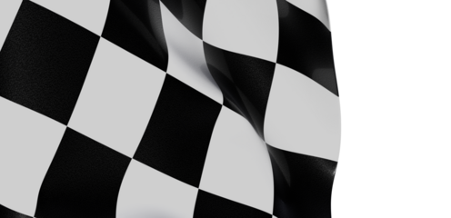 High-resolution checkered flag image. Perfect for racing, sports, and victory themes.