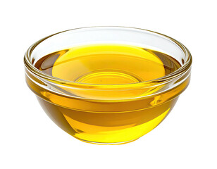 Clear glass bowl filled with golden liquid (1)