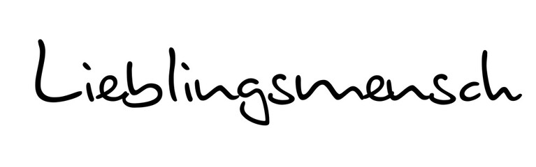 Lieblingsmensch – Romantisches handgeschriebenes Typografie-Zitat für Liebe, Freundschaft + Wohndeko. Perfekt für romantische Geschenke, Wandkunst, Social-Media-Beiträge, Lifestyle-Branding und Deko.