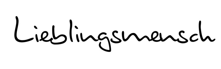 Lieblingsmensch – Romantisches handgeschriebenes Typografie-Zitat für Liebe, Freundschaft + Wohndeko. Perfekt für romantische Geschenke, Wandkunst, Social-Media-Beiträge, Lifestyle-Branding und Deko.