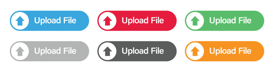 Vector of Upload File button