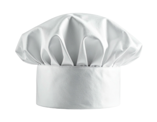 White chef's hat, full view (2)