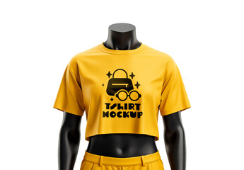 Realistic Tshirt Mockup Template for Fashion Branding