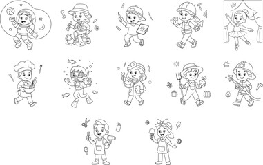 Kids Dream Jobs - Set of professions 1