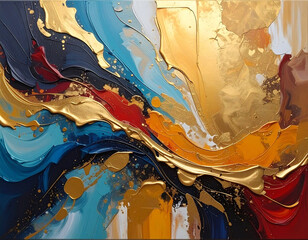 Trendy oil paint canvas texture aesthetic design

