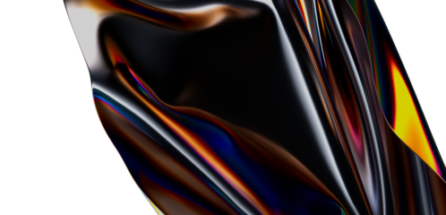 Abstract image featuring a textured metallic surface with vibrant iridescent colors, creating a visually captivating effect. Modern design for c