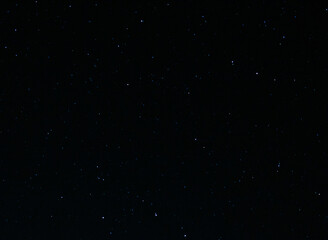 Milky way stars and very dark galaxy background.