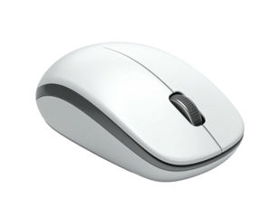 White wireless computer mouse (4)