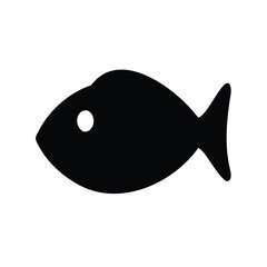 Minimalist illustration of a spadefish swimming, isolated on a clean white backdrop