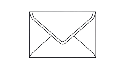 Isolated Envelope Icon, Letter Communication, Message Delivery Symbol, Vector Illustration