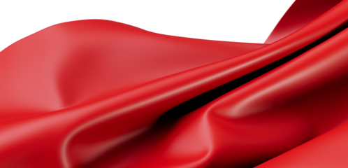 Abstract red fabric texture. Elegant silk textile background. Ideal for fashion design, luxury themes, and artistic compositions. Perfect backdr