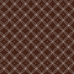 Fototapeta premium batik seamless pattern from indonesia culture 