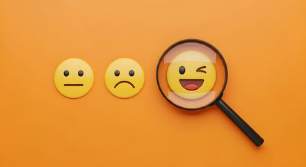 Focus on Positive Attitude at Work boosting Employee Happiness, Mental Health, and Job Satisfaction. Smiles, good feelings, feedback, and workplace psychology for a healthier, happier environment.