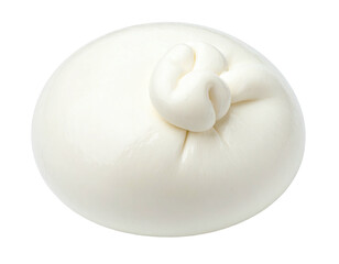 Round ball of white cheese, top knot