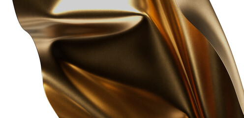 Elegant golden fabric texture.  Perfect for luxury, beauty, and fashion designs.