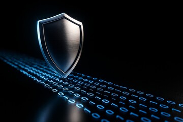 Striking visual metaphor for cyber defense, ideal for enterprise security software or digital risk management promotions.