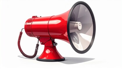 megaphone isolated on white background