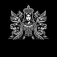 Fototapeta premium vector illustration of a woman