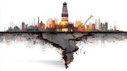 Transition from fossil fuels to renewable energy leads to economic collapse of oil and gas-dependent nations in the modern era