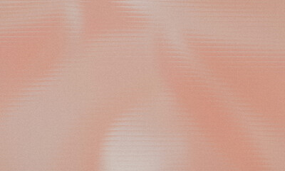 Fototapeta premium Soft Peach Frosted Glass Texture With Horizontal Wave Pattern abstract background