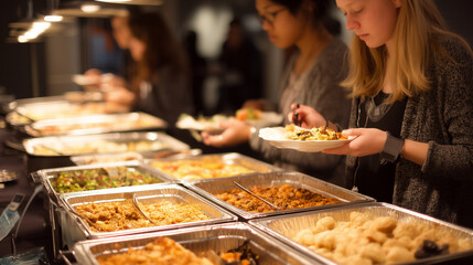  Advanced catering and refreshment coordination services incorporating student dietary needs and budget-conscious planning enable event organizers to provide appropriate food an