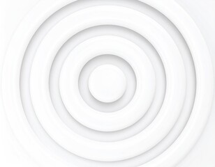Fototapeta premium Abstract white concentric circles