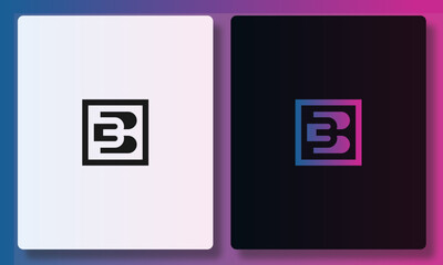 CB Letter Monogram Logo Design