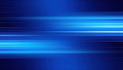 Abstract digital art with horizontal blue light streaks