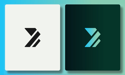 Abstract Modern B Letter Logo