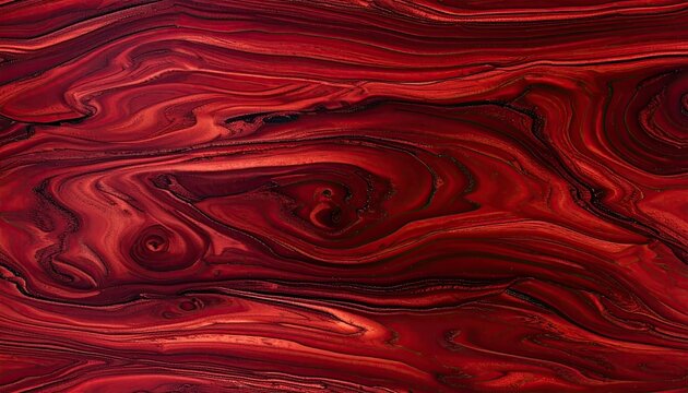 Abstract red marbled texture