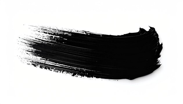 Black paint stroke on white background (9) - Powered by Adobe
